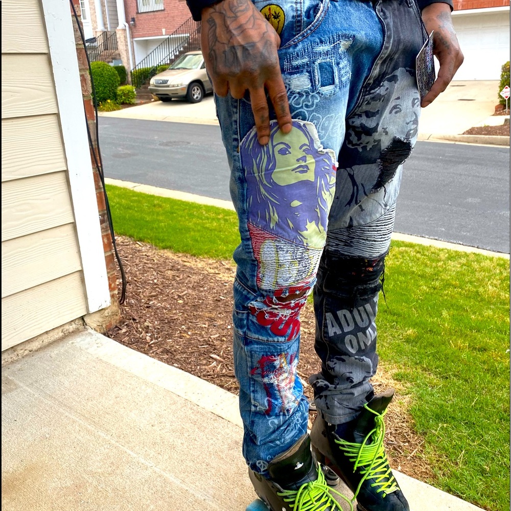 Dope exclusive HIGH TIMES men’s skinny jeans